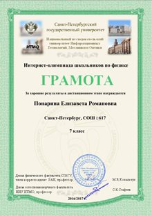 Понарина Елизавета 7л